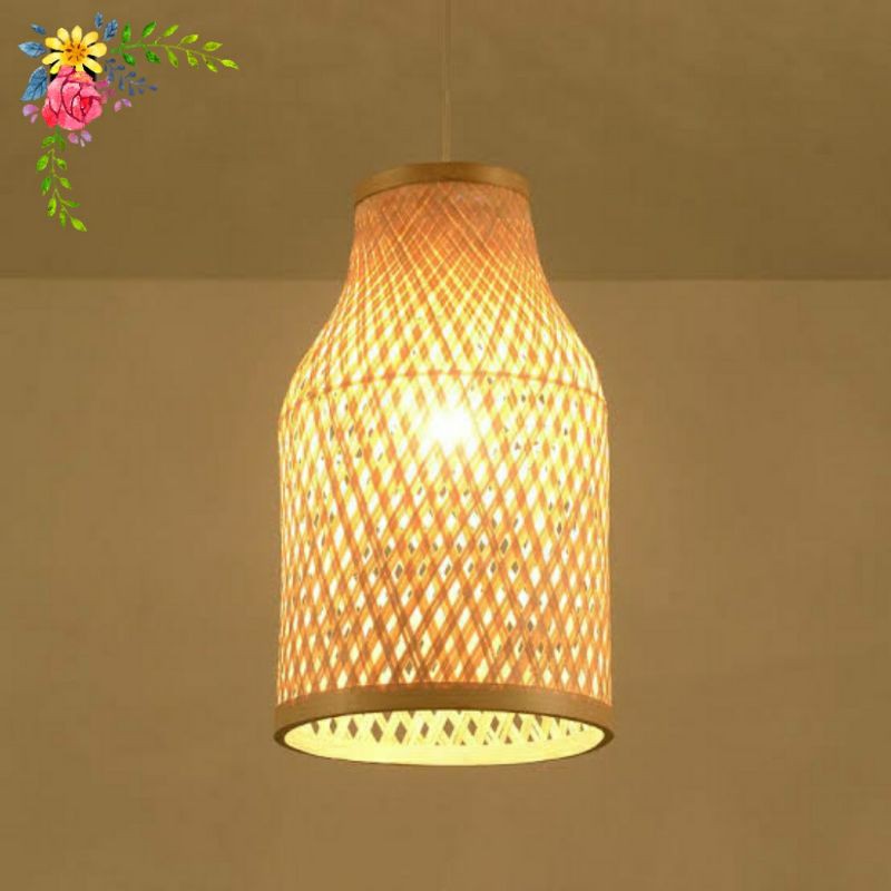 Jual lampu hias model botol/lampu hias bambu | Shopee Indonesia
