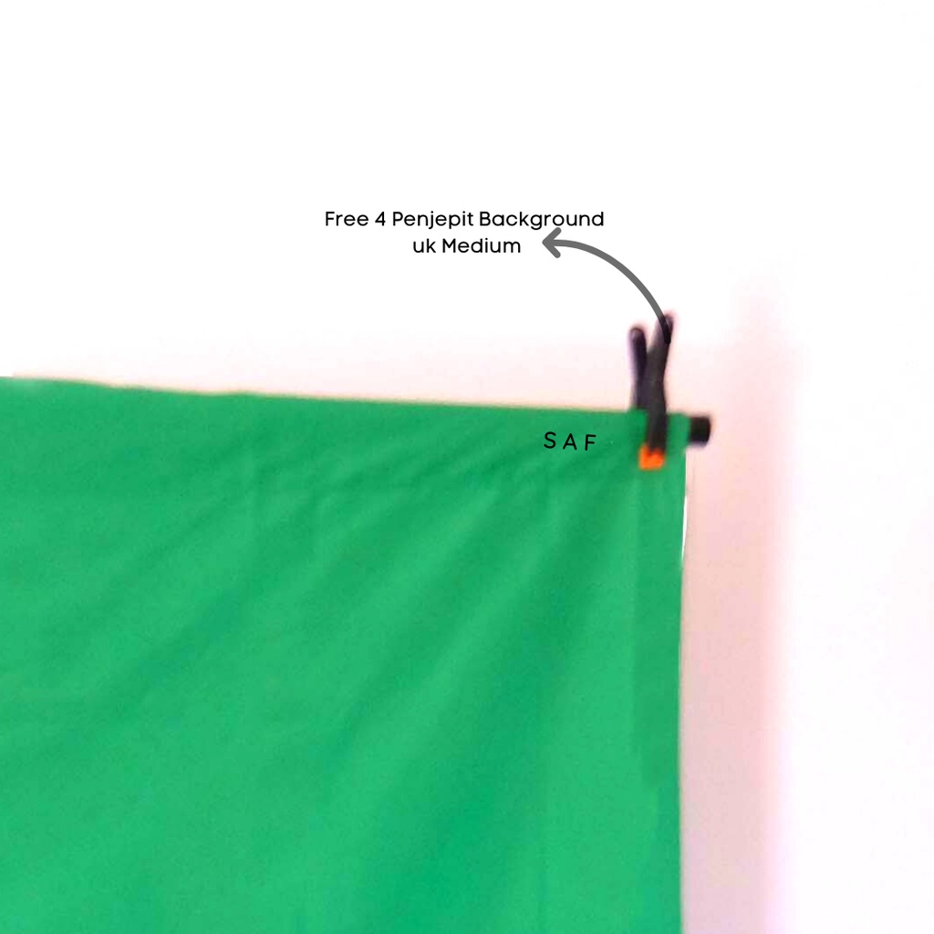 Jual SAF Kain Green screen premium 150cm x200cm - Backdrop latar photo ...