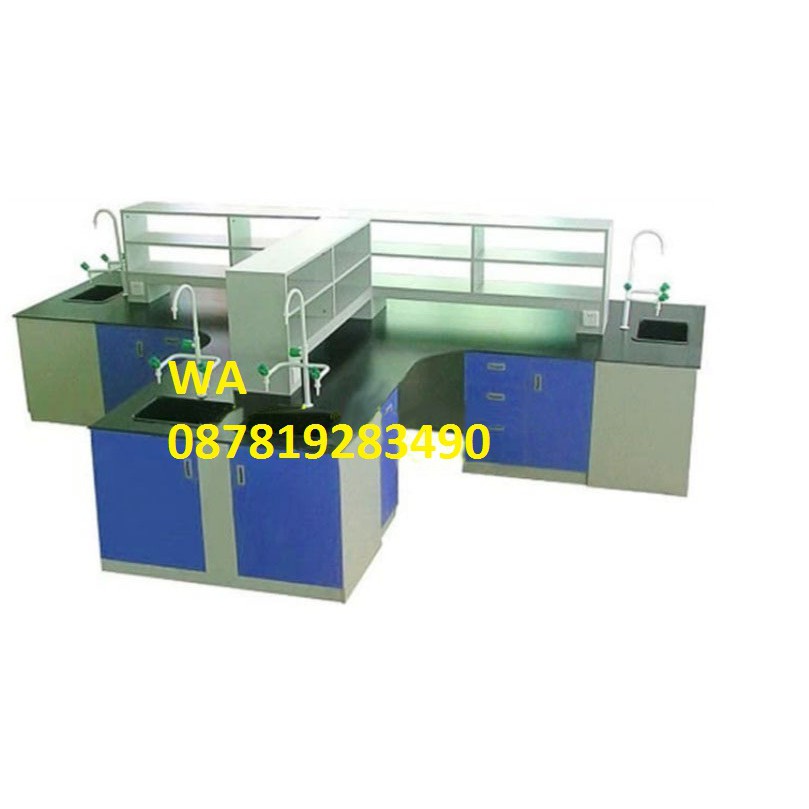 Jual ISLAND BENCH LABORATORIUM T MEJA LABORATORIUM T | Shopee Indonesia