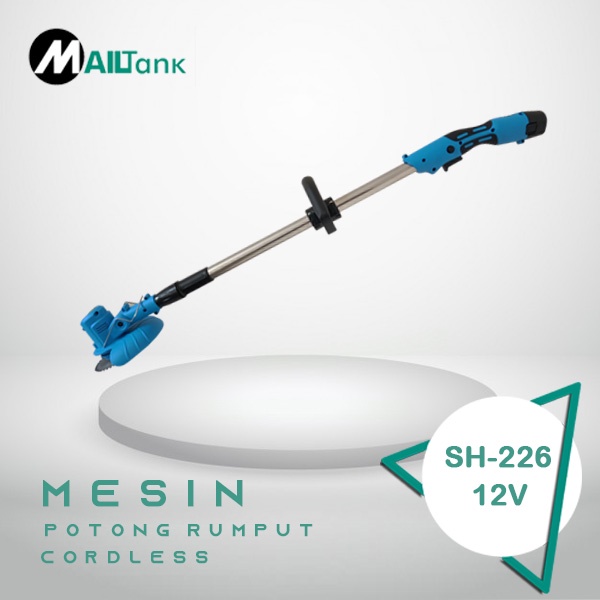 Jual Mailtank Sh Mesin Potong Rumput Baterai Cordless Grass Trimmer Volt Shopee Indonesia