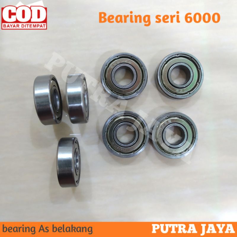 Jual Bearing 6000 zz Laher Sepeda As Hub belakang cones Bubut Laker ...