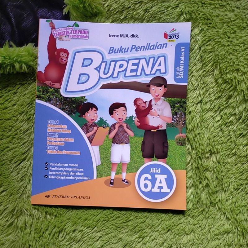 Jual ORIGINAL BUKU PENILAIAN BUPENA TEMATIK TERPADU KELAS JILID 2A 2B ...