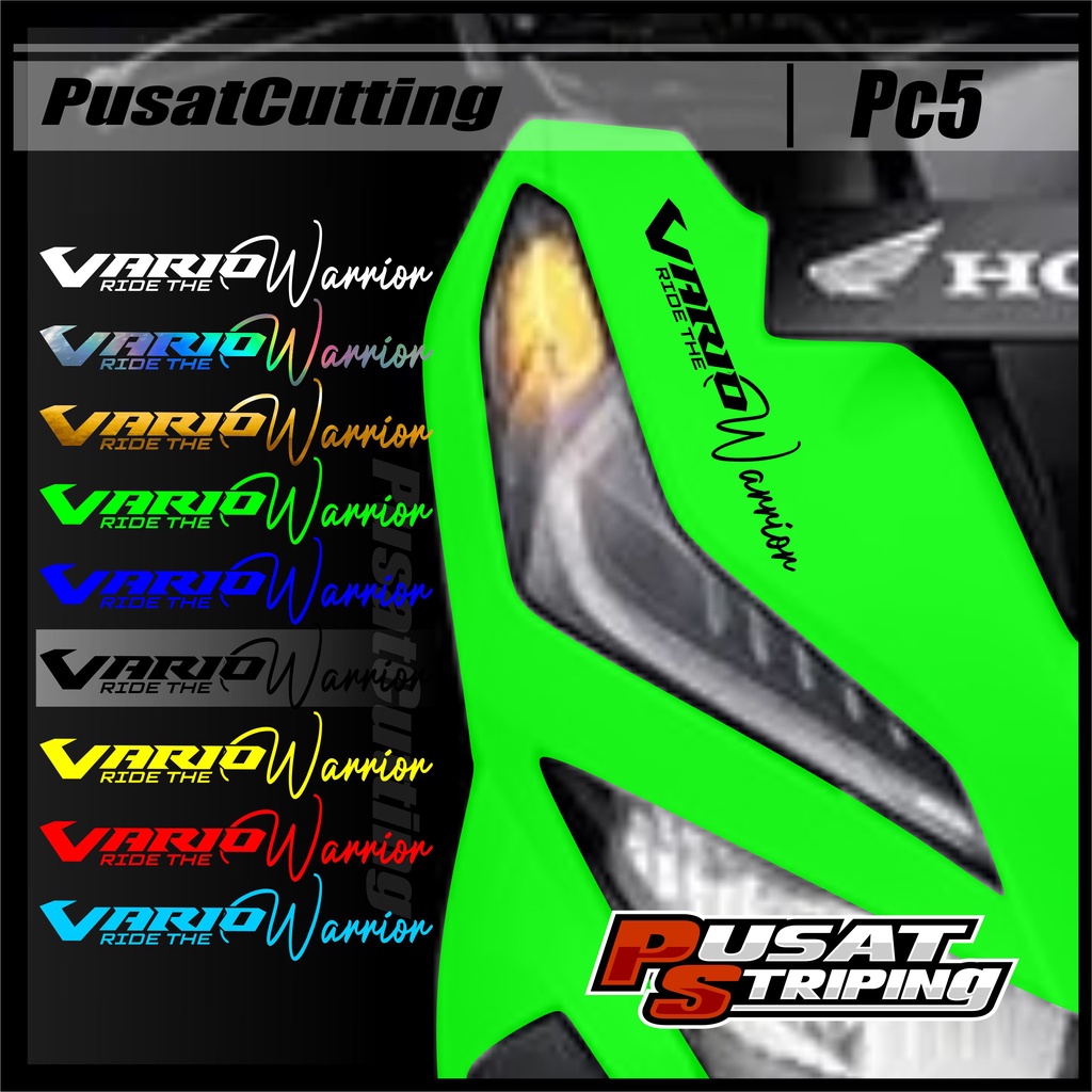 Jual Cutting Sticker Vario Stiker Lis Variasi Motor Honda Vario Warrior