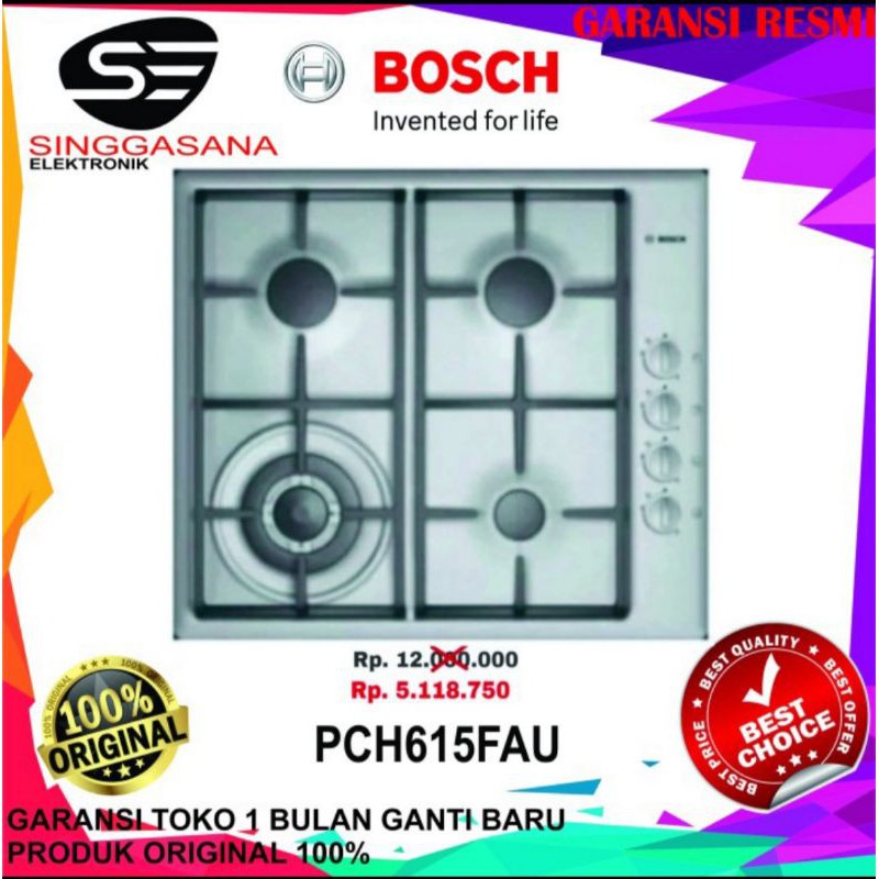 Jual Kompor Gas Tanam Tungku Bosch Pch Fau Shopee Indonesia