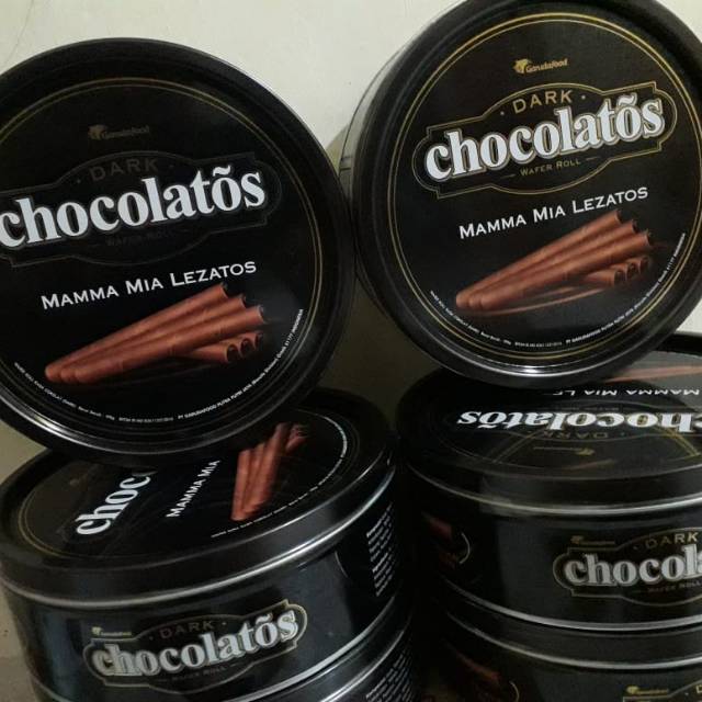 Jual chocolatos dark wafer rol | Shopee Indonesia