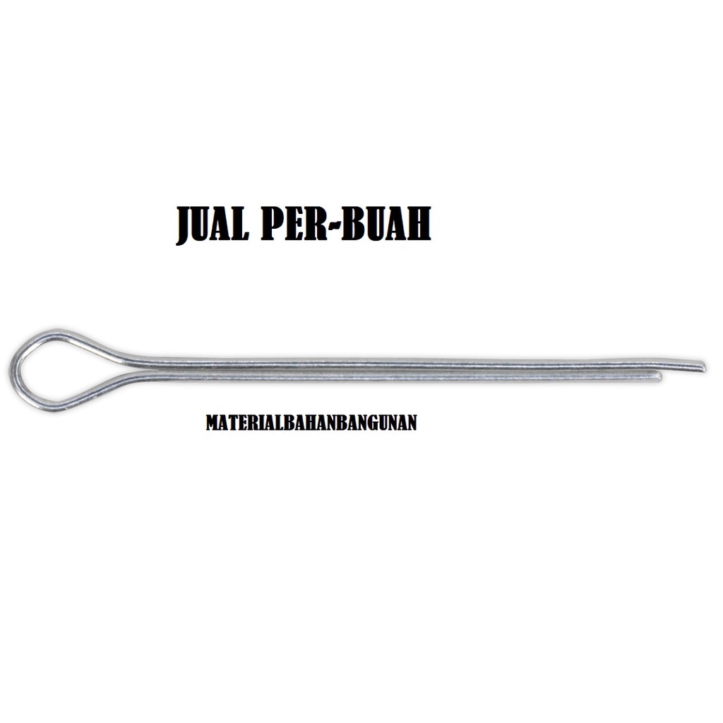 Jual Split Pen 1/16 x 1 inch Split Pin Diameter 1.6mm Panjang 1 inch ...