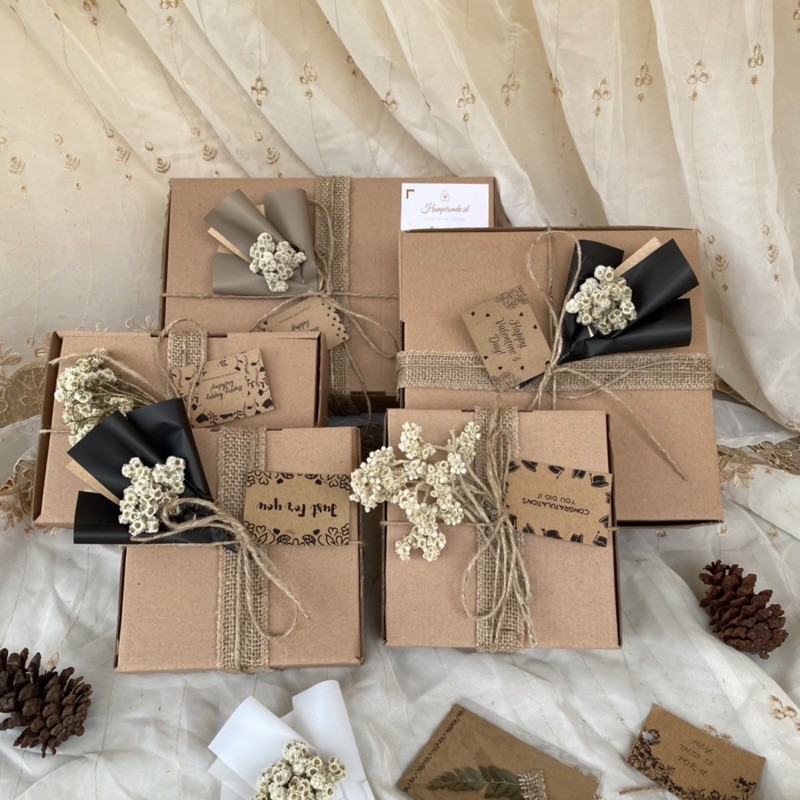 Jual Box Hampers Gift Box Kotak Kado Hampers Box Hampers Rustic