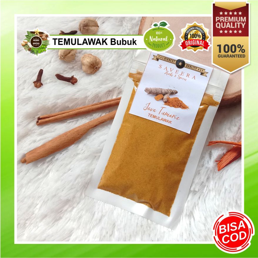 Jual Temulawak Bubuk Serbuk Temulawak Java Tumeric Powder Non