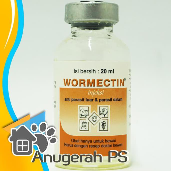 Jual Wormectin Injeksi Ml Obat Scabies Kutu Caplax Cacing Anps