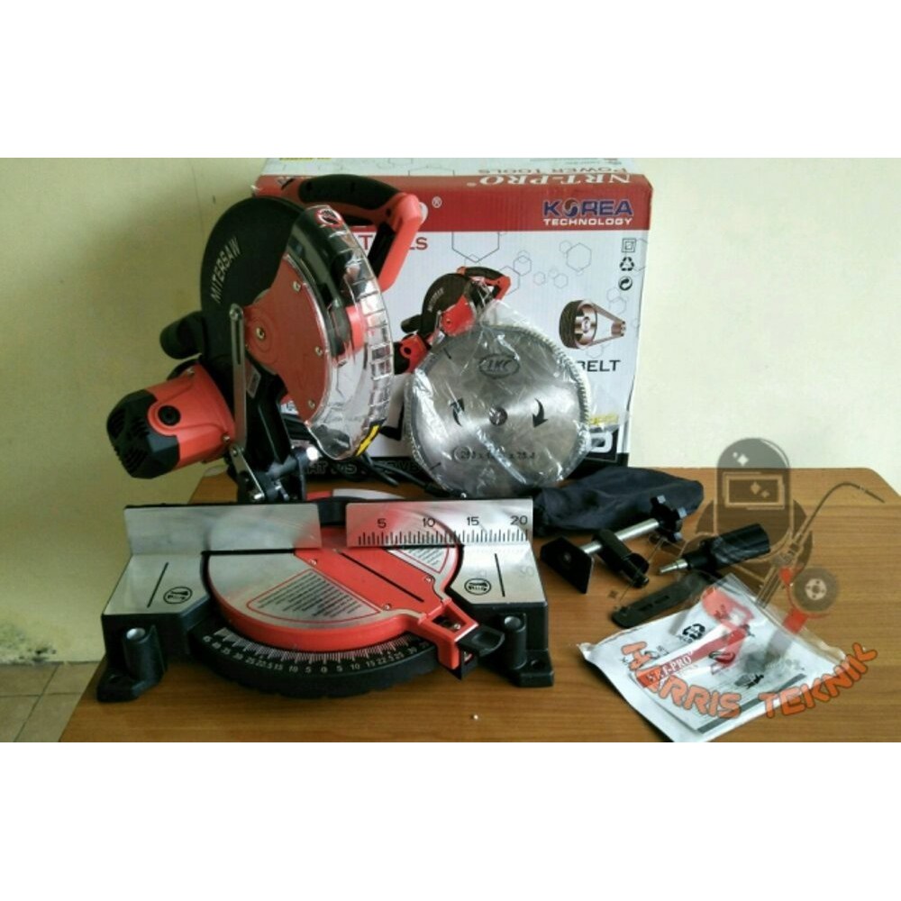 Jual Mesin Potong Alumunium Inch Nrt Pro Miter Saw Low Watt Shopee Indonesia