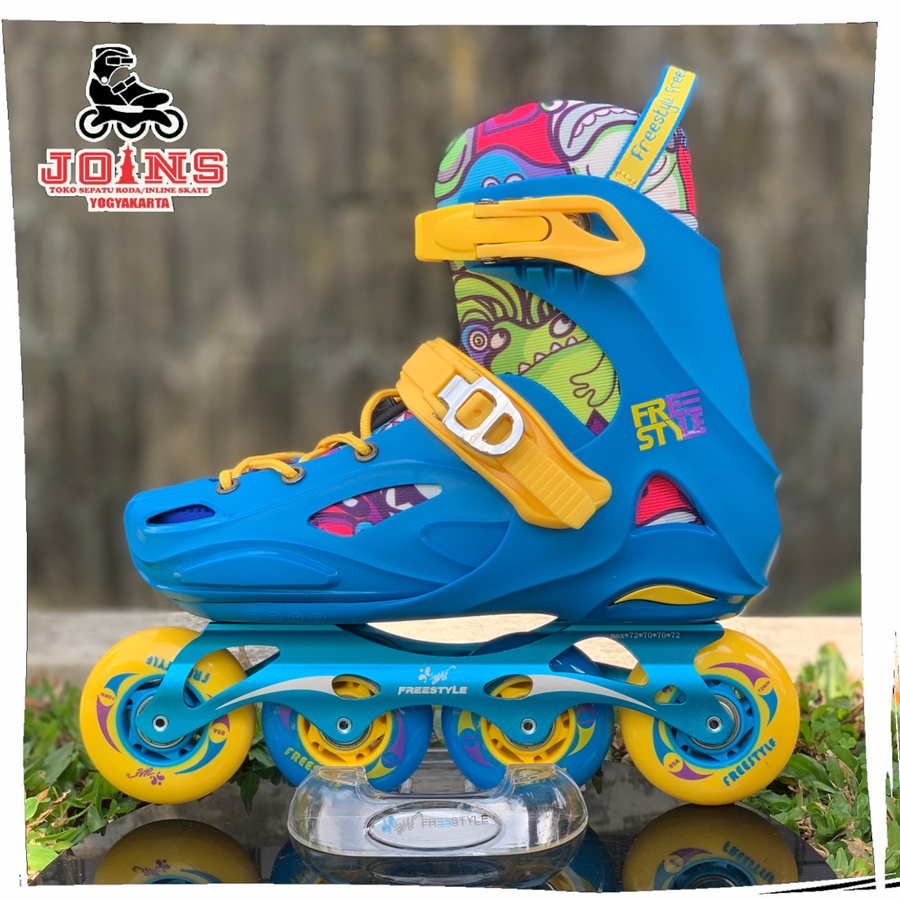 Jual SEPATU RODA FREESTYLE Z0 BLUE BUKAN LYNX ATAU COUGAR | Shopee ...