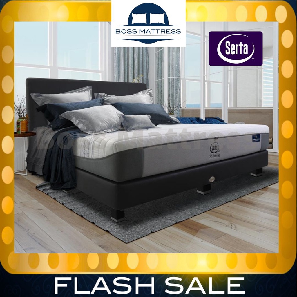 SERTA SpringBed ALL NEW XTREME Hanya KASUR Full SET 160 180 200 100  120