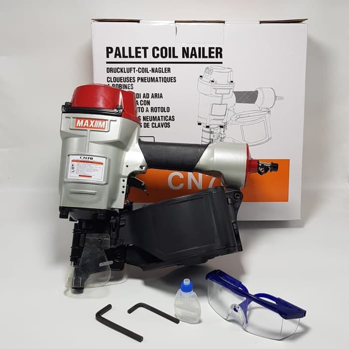 Jual Maxiim Cn Pallet Coil Nailer Cn Gun Paku Tembak Pallet Cm Shopee Indonesia