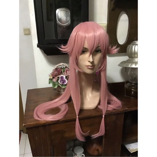 Yuno Gasai Wig cosplay Mirai Nikki 85 100cm