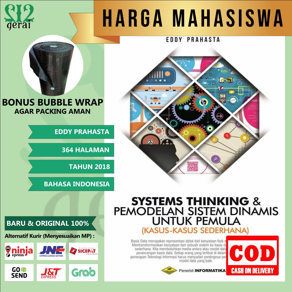 Jual BUKU SYSTEM THINKING DAN PEMODELAN SISTEM DINAMIS EDDY PRAHASTA ...