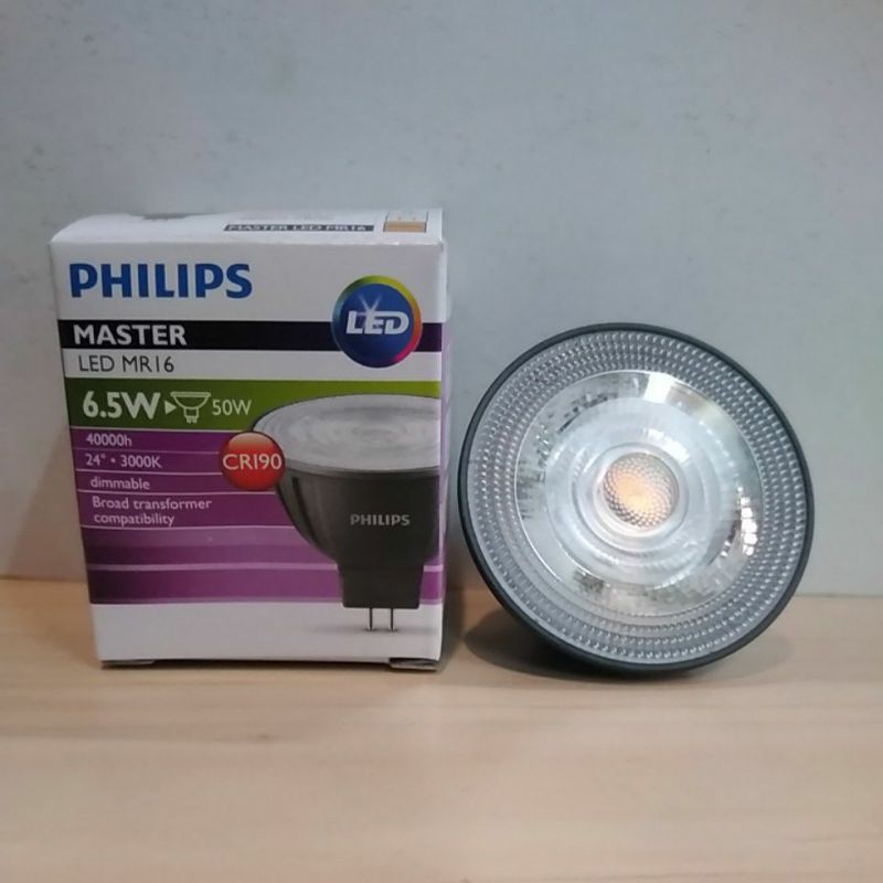 Jual Lampu Philips Master Led Mr16 6 5w 3000k 24d 12v Dimmable Shopee