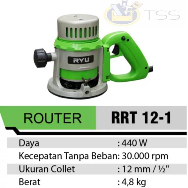 Jual RYU Mesin Router Ryu 12mm RRT 12-1 Mesin Profil Ukir Loter Kayu ...