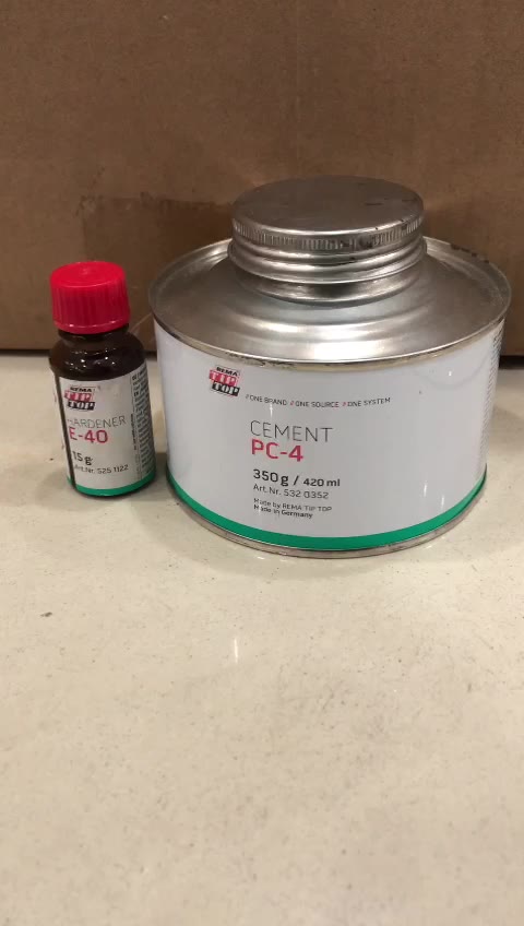 Jual adhesive cement pc4 rema tip top,lem perekat karet pvc belt tiptop ...