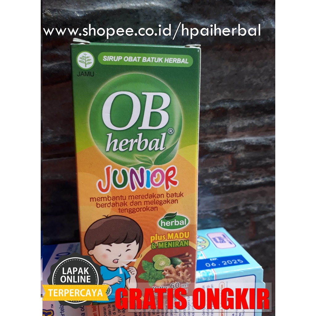 Jual Obat Batuk OB Herbal Junior Anak - Meredakan Batuk Dan ...