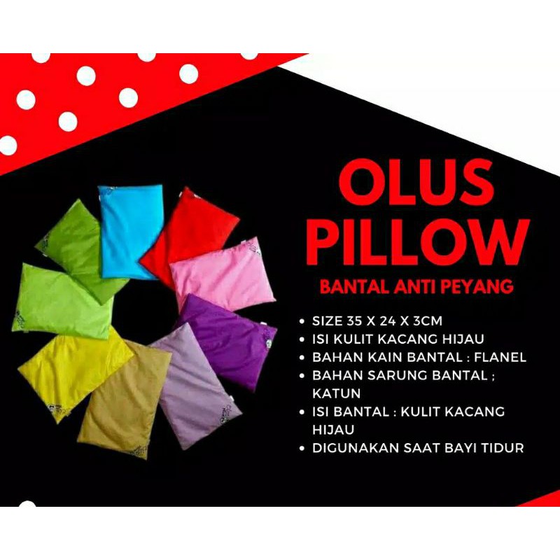 Jual Olus Pillow / Olus Hand Pillow Bantal Anti Peyang Isi Kulit Kacang ...