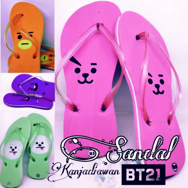 Sandal best sale bts shopee