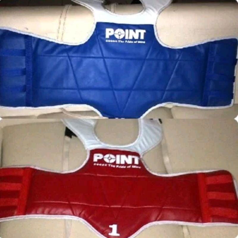 Alomejor Gilet Protection Poitrine Boxe Taekwondo – Double Face, Réglable, Idéal Sparring Et Entraînement Karaté