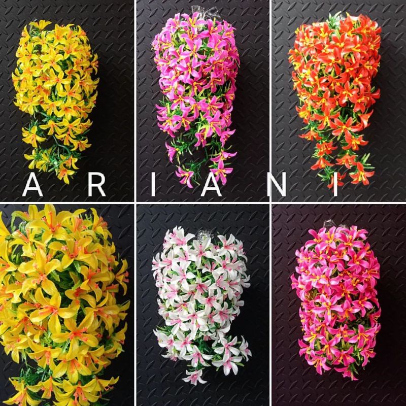 Jual RANGKAIAN BUNGA JUNTAI KAMBOJA RAMBAT DAUN RUMPUT DEKORASI RUMAH ...