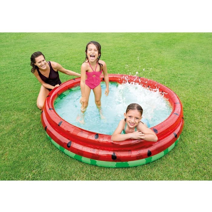 Jual Kolam renang anak Jumbo Intex Watermelon Pool 168cm 58448 - kolam ...
