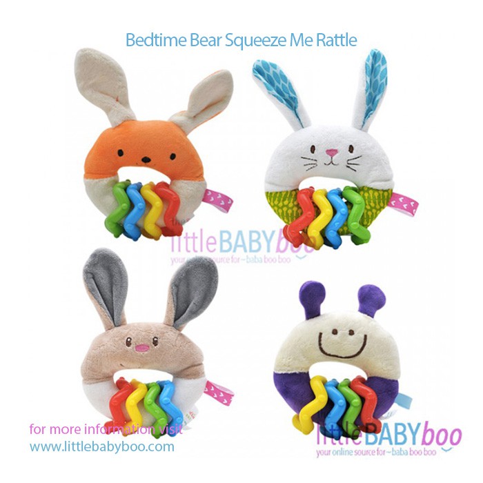 Jual Bedtime Bear Squeeze Me Rattle | Shopee Indonesia