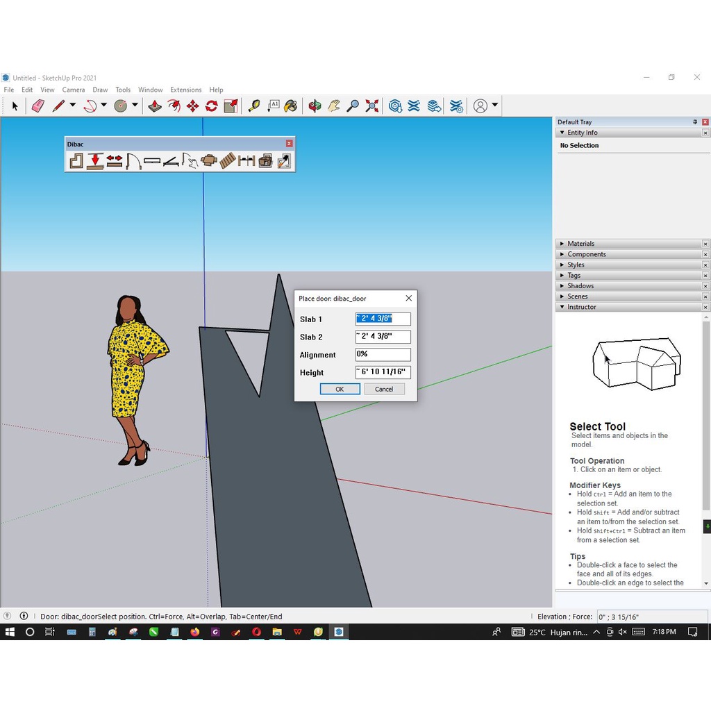 Jual Dibac Plugins untuk Sketchup 2021 | Shopee Indonesia