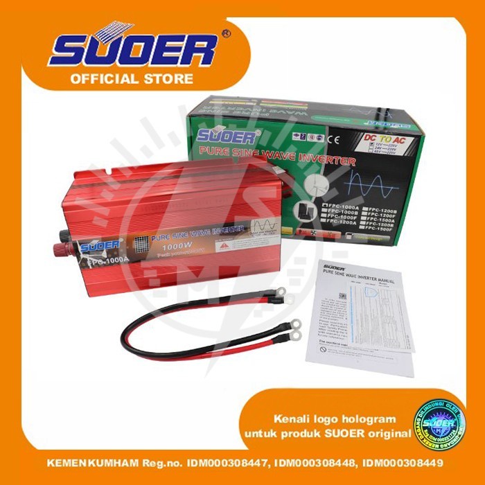 Jual POWER INVERTER PURE SINE WAVE 1000 WATT 12 VOLT FPC 1000 SUOER ...