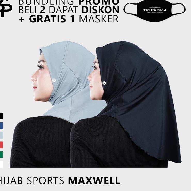 Jual Paket Surprise Tripadma Hijab Olahraga Maxwell Premium Hijab