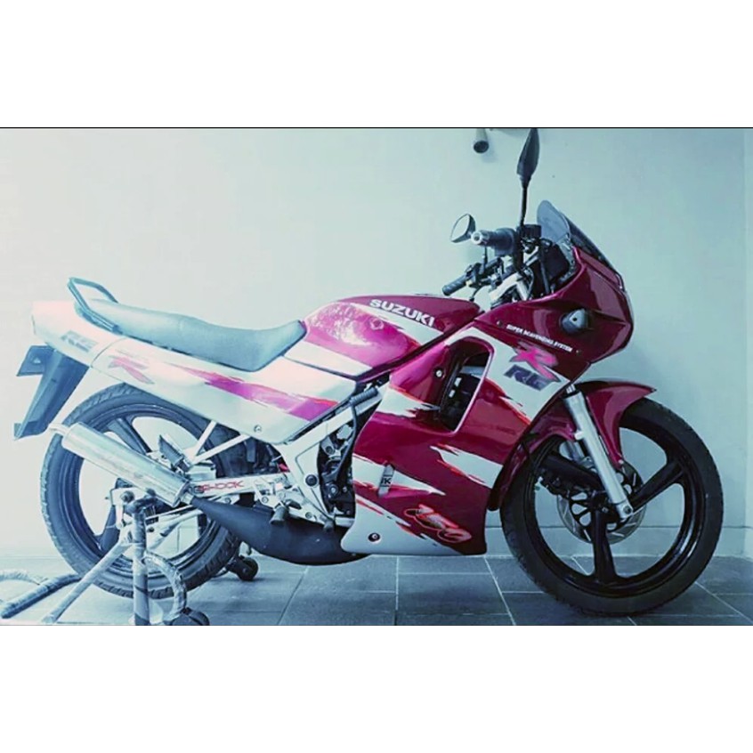 Jual Stiker Cutting Striping Suzuki RGR Jumbo Ungu Putih Abu Printing ...