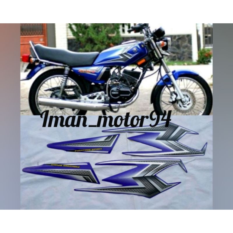 Jual STIKER RX KING TAHUN TERBARU thn-2000AN TANGKI BIRU | Shopee Indonesia