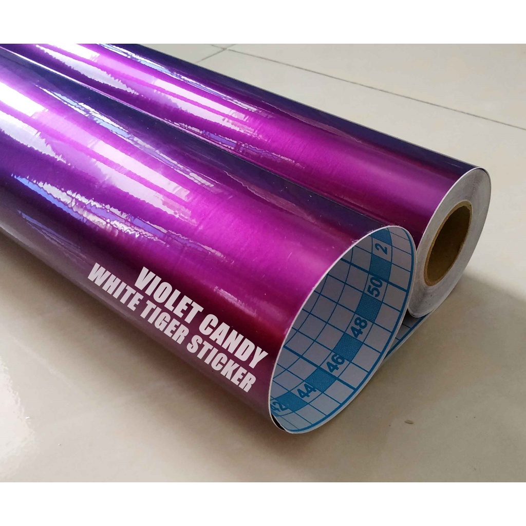 Jual Stiker Skotlet Motor Violet Metalik Candy Skotlet Candy Stiker