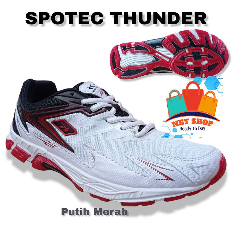 Jual Big Size Sepatu Running Spotec Thunder Sneaker Sport 45-48