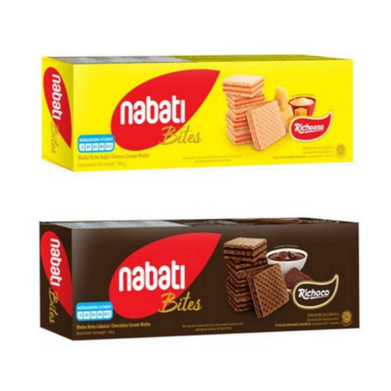 Jual Richeese Nabati Wafer Krim Box 165 g | Shopee Indonesia