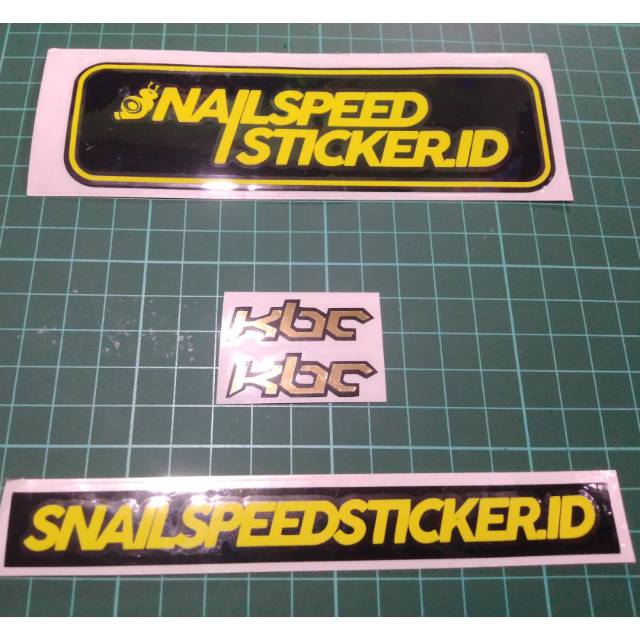 Jual Sticker helmet visor logo KBC gold silver chrome 2s | Shopee Indonesia