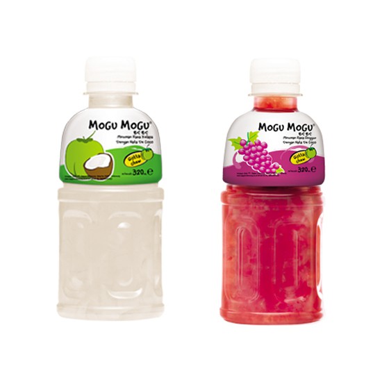 Jual Mogu Mogu Mix Flavor 6 botol 320ml (Coconut, Grape) | Shopee Indonesia