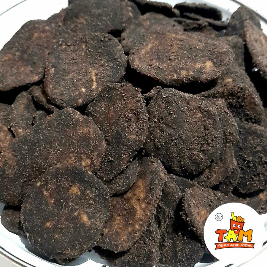 Jual Keripik Pisang Kepok Cokelat Manis Asli Lampung 250 Gram - Tam ...