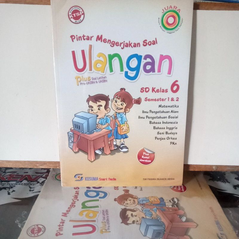 Jual Buku Bimbel - Pintar Mengerjakan Soal Ulangan SD Kelas 6 | Shopee ...