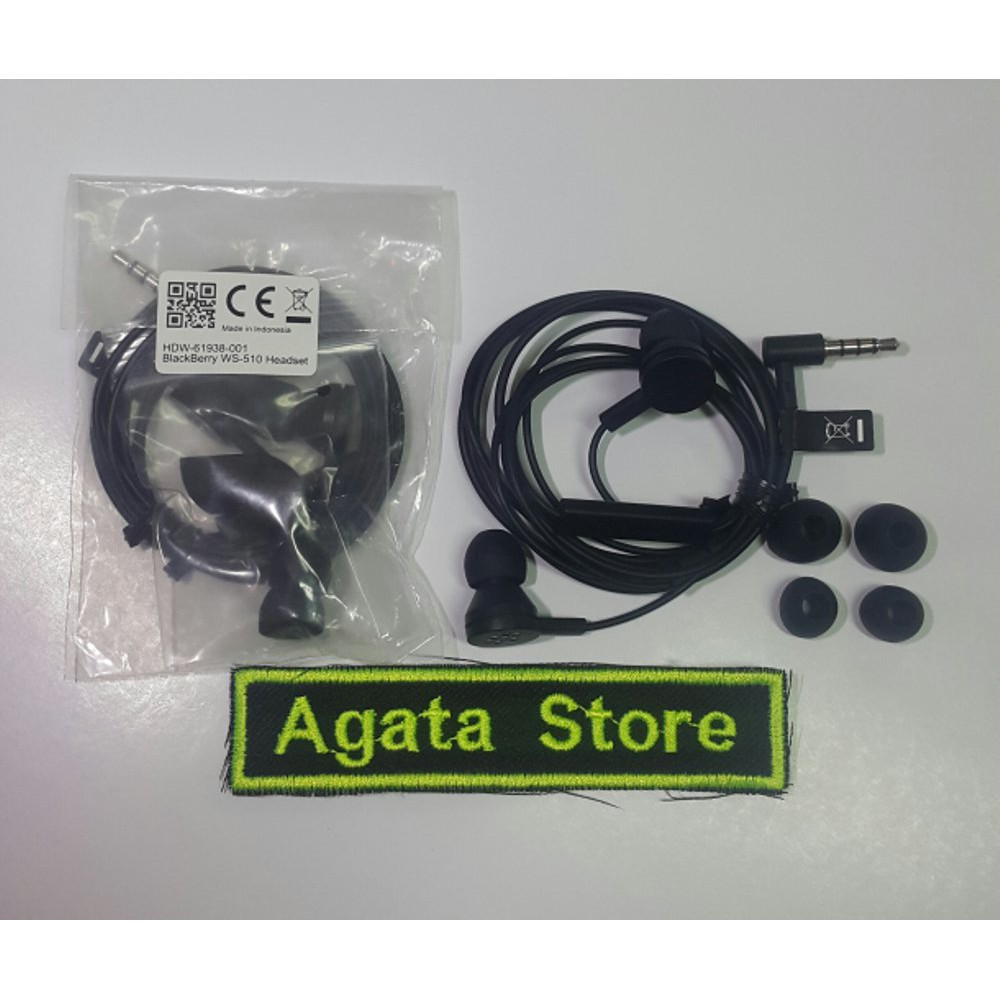 Headset Blackberry Priv Original Earphone Handsfree Blackberry Priv WS 510 Ori m