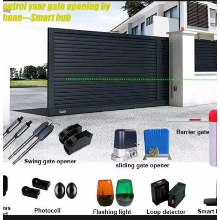 Jual AUTOGATE AUTO DOOR SLIDING GATE / MESIN PEMBUKA PINTU PAGAR