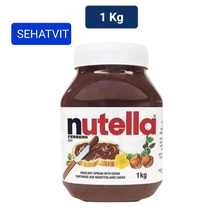 Jual Nutella 1 Kg Chocolate Hazelnut Spread Selai Coklat Hazelnut Halal Shopee Indonesia 5997