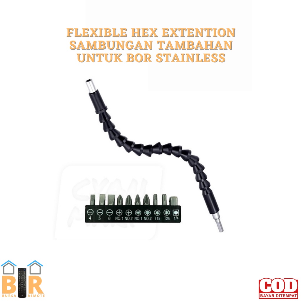 Jual Flexible Hex Extention Sambungan Tambahan untuk BOR STAINLESS ...