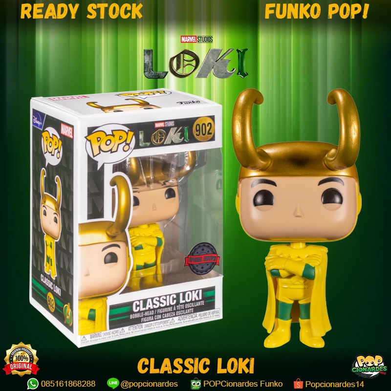 Jual Funko POP! Marvel - Loki (2021) Disney+ - Classic Loki Exclusive ...