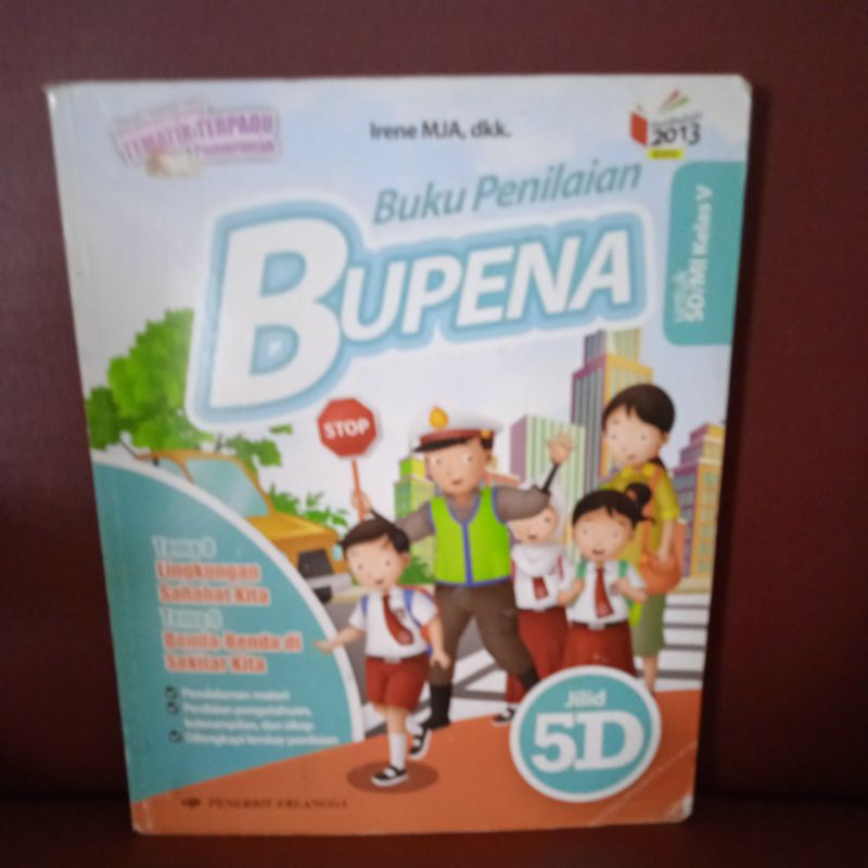 Jual Buku Penilaian Bupena kelas 5D penerbit Erlangga | Shopee Indonesia