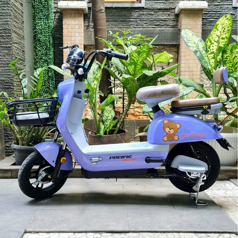 Jual Pacific Sepeda Listrik Skeleton Electric Bike Ebike Motor Power