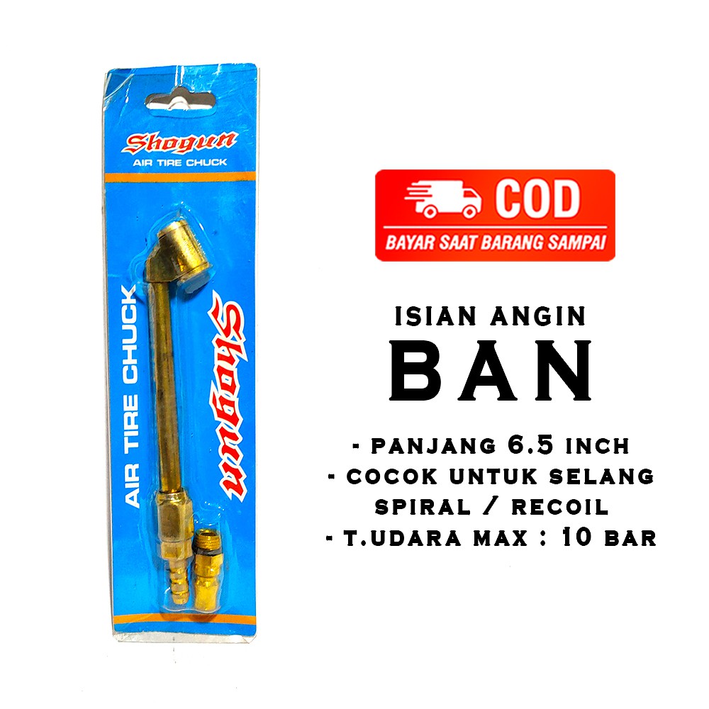 Jual ALAT PENGISI ANGIN BAN / AIR TIRE CHUCK MODEL PANJANG | Shopee ...