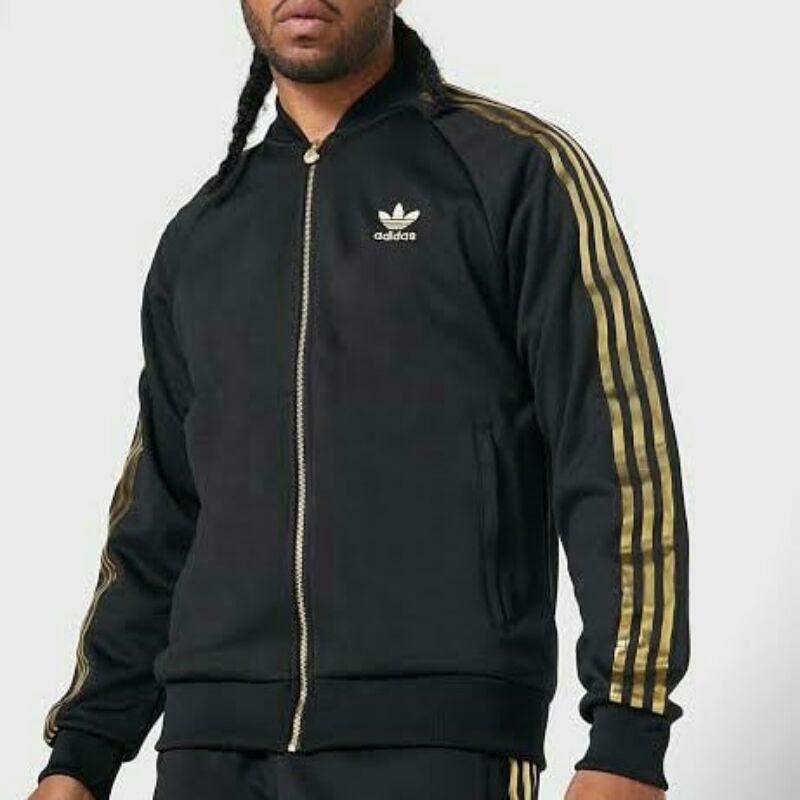 Adidas original trefoil sst 24 Tracktop GK0658 BLACK GOLD